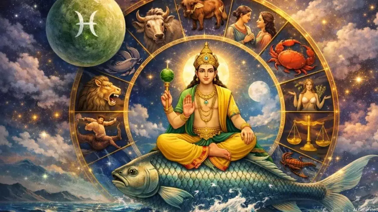 जुलाई 2026 में बनने जा रहा है ‘नवपंचम दृष्टि राजयोग’: गुरु और वरुण की चाल से चमकेगा इन 4 राशियों का भाग्य, बरसेगी असीम कृपा