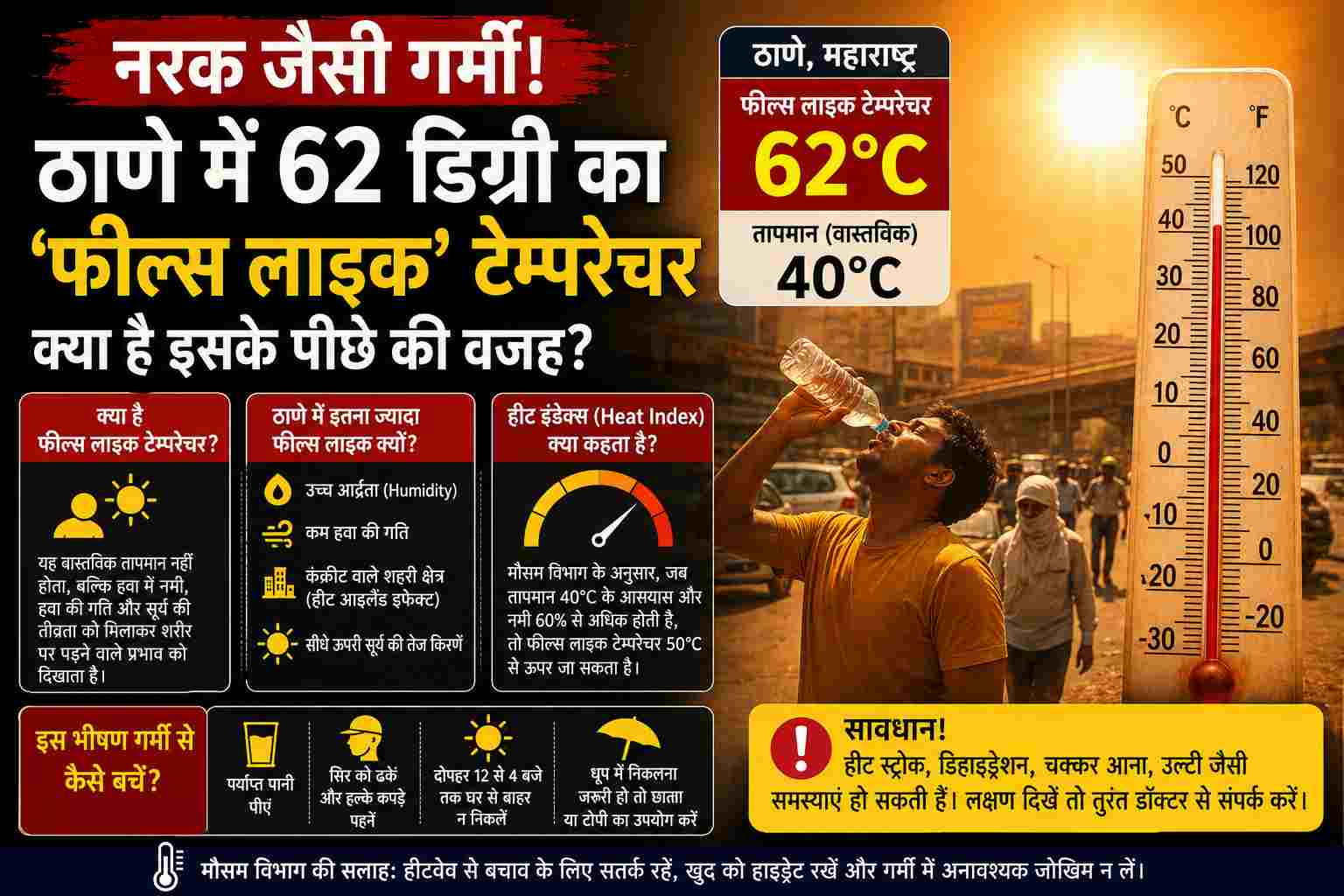 ठाणे में 62 डिग्री की गर्मी? वायरल दावे ने उड़ाई मुंबईकरों की नींद, जानें क्या है 'एयर फ्रायर' जैसे अहसास का सच