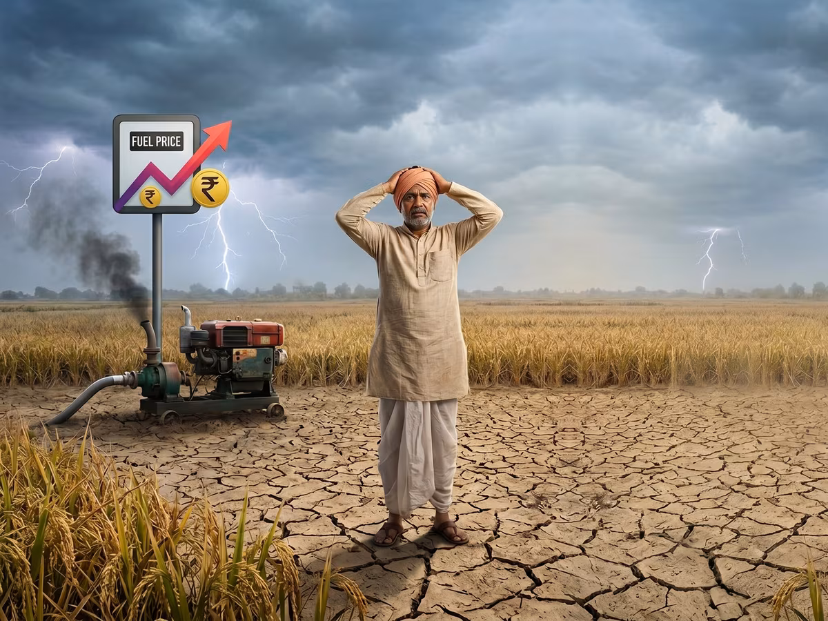 देश के अन्नदाताओं पर दोहरी आफत! मॉनसून में भारी गिरावट और महंगे डीजल का डबल अटैक, जानें अब क्या करें किसान