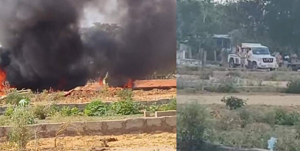 जयपुर में खूनी संघर्ष: बस्सी में जमीन विवाद को लेकर भारी बवाल, 4 गाड़ियां जलकर खाक, लाठी-सरियों से हमले में 2 युवक गंभीर