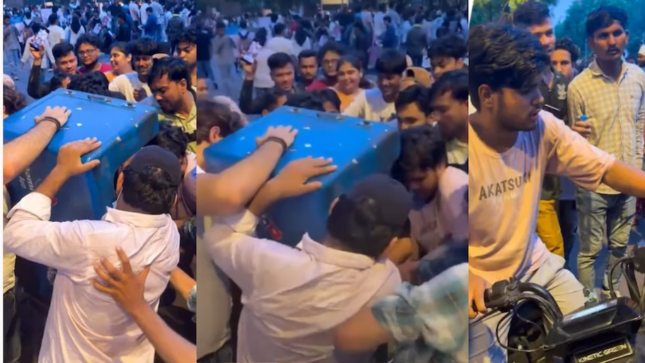 दिल्ली के जंतर-मंतर पर बवाल: भीड़ ने पिज्जा डिलीवरी बॉय को घेरा, बाइक से लूट ले गए सारे पिज्जा, VIDEO वायरल
