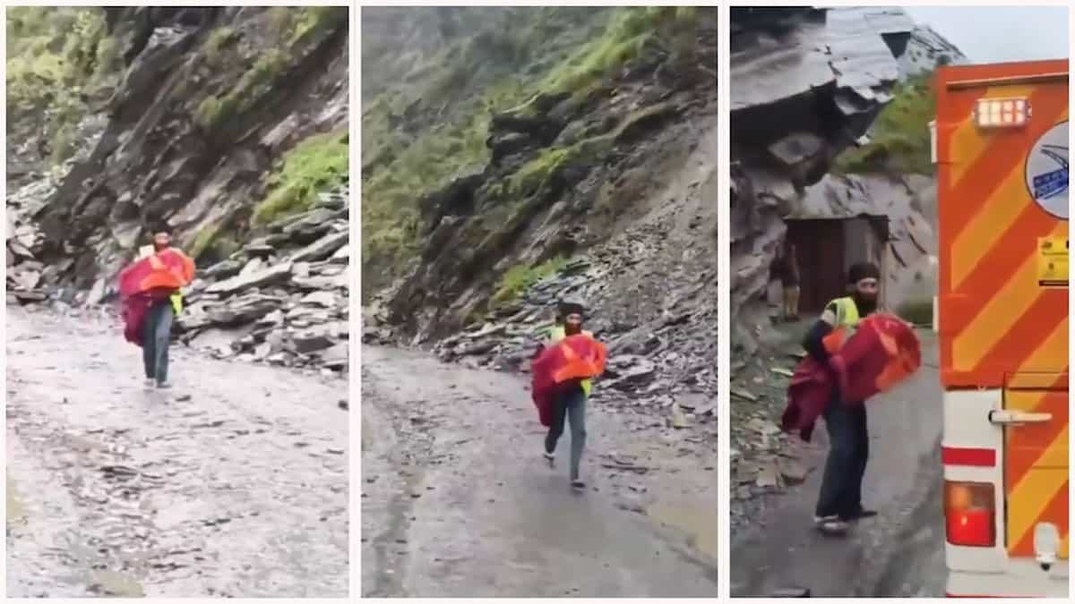 मौत के मुंह से खींच लाया जिंदगी: हिमाचल में तबाही के बीच 7 महीने के मासूम को बचाने दौड़ा एंबुलेंस कर्मचारी, जांबाजी का VIDEO वायरल