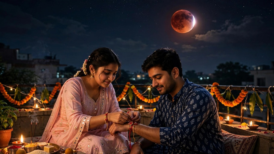 रक्षाबंधन पर साल का आखिरी चंद्र ग्रहण, जानिए बहनों का सजना-संवरना और राखी बांधना शुभ या अशुभ