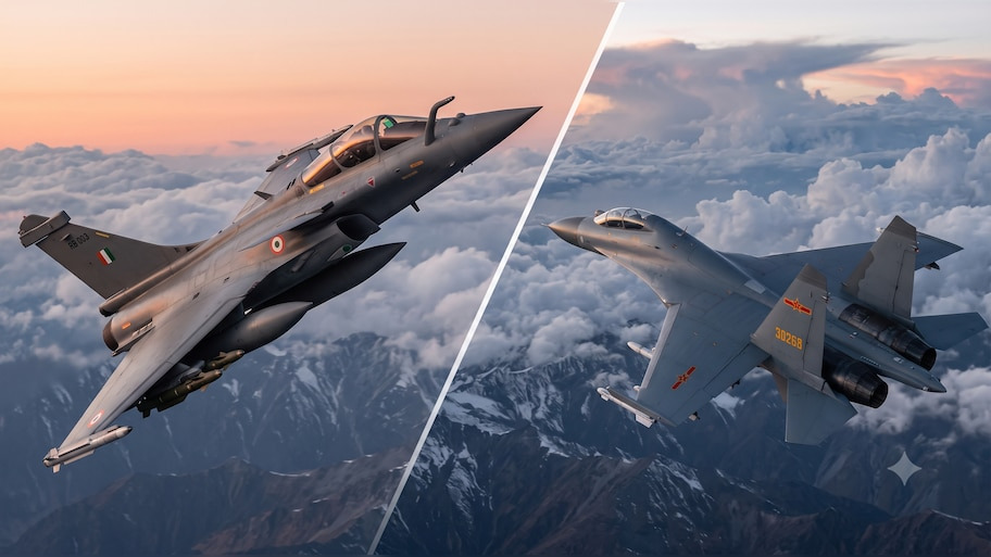 Rafale vs J-16: आसमान में आमने-सामने आए दो सबसे घातक महाबली! आखिर क्यों पैनी नजर गड़ाए बैठा है भारत?