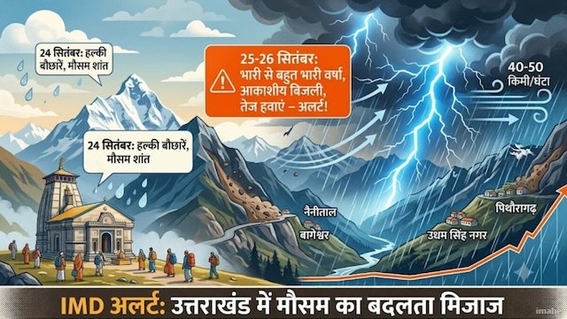 उत्तरकाशी और नैनीताल समेत कई जिलों में आज हल्की बौछारें, बदलेगा मौसम का मिजाज