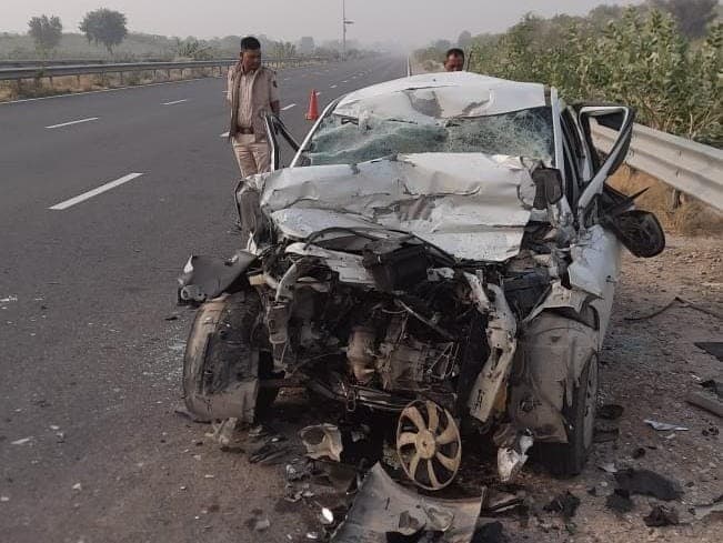 जैन तीर्थ दर्शन के लिए निकले थे 4 लोग, रास्ते में हुआ भयानक हादसा