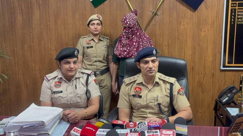 रेप केस में फंसाने की धमकी देकर 90 लाख की फिरौती वसूलने वाली युवती गुरुग्राम से गिरफ्तार