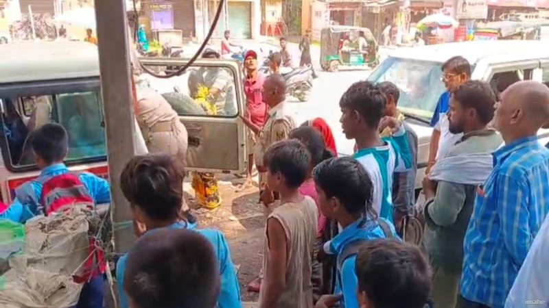 मुजफ्फरपुर के एक स्कूल में लंच के समय हुआ दर्दनाक हादसा