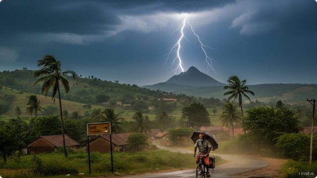 झारखंड में आज आंधी-वज्रपात और तेज हवाओं का भारी खतरा
