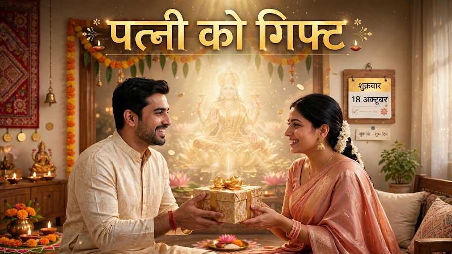शुक्रवार के दिन पत्नी को करें ये 4 चीजें गिफ्ट, मां लक्ष्मी प्रसन्न होकर दूर करेंगी बड़े से बड़ा धन संकट!