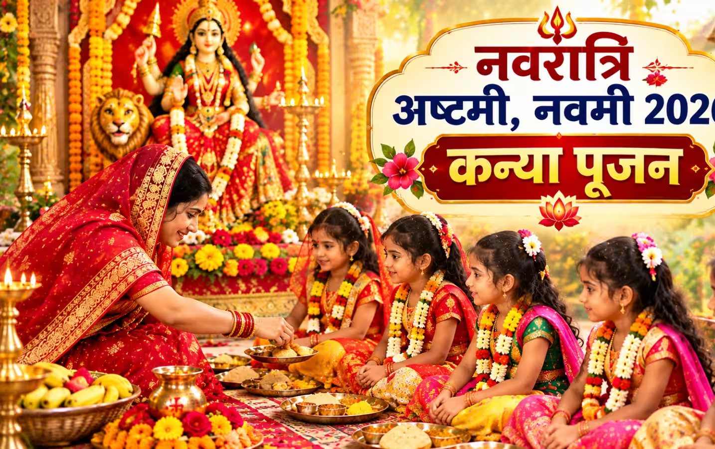 अष्टमी और नवमी तिथि का कन्या पूजन कब करें? दूर करें सारा कंफ्यूजन