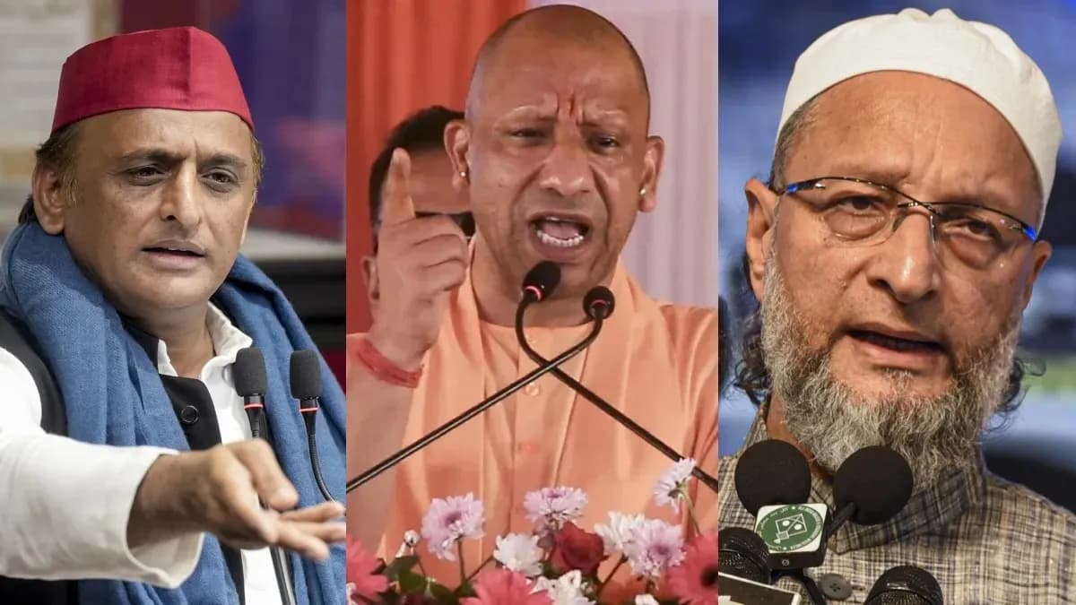 अखिलेश यादव की उड़ी नींद! योगी, ओवैसी और चंद्रशेखर ने एक साथ कर दिया यूपी में बड़ा 'खेला'?